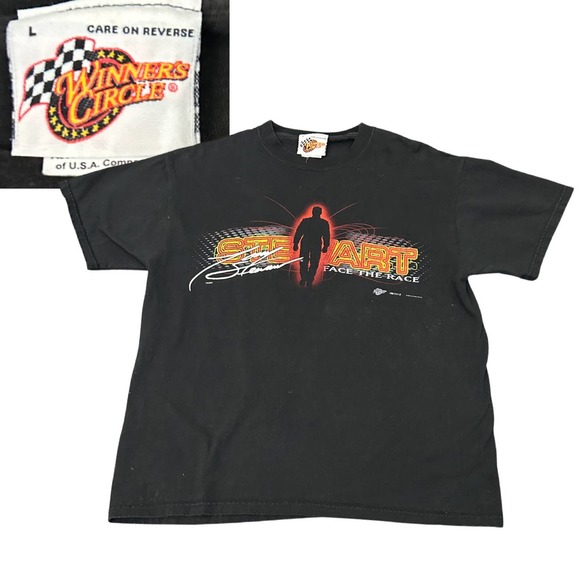 Y2K Tony Stewart NASCAR Winner’s Circle Tee T Shirt 2003 / Men’s Large * - Picture 1 of 4